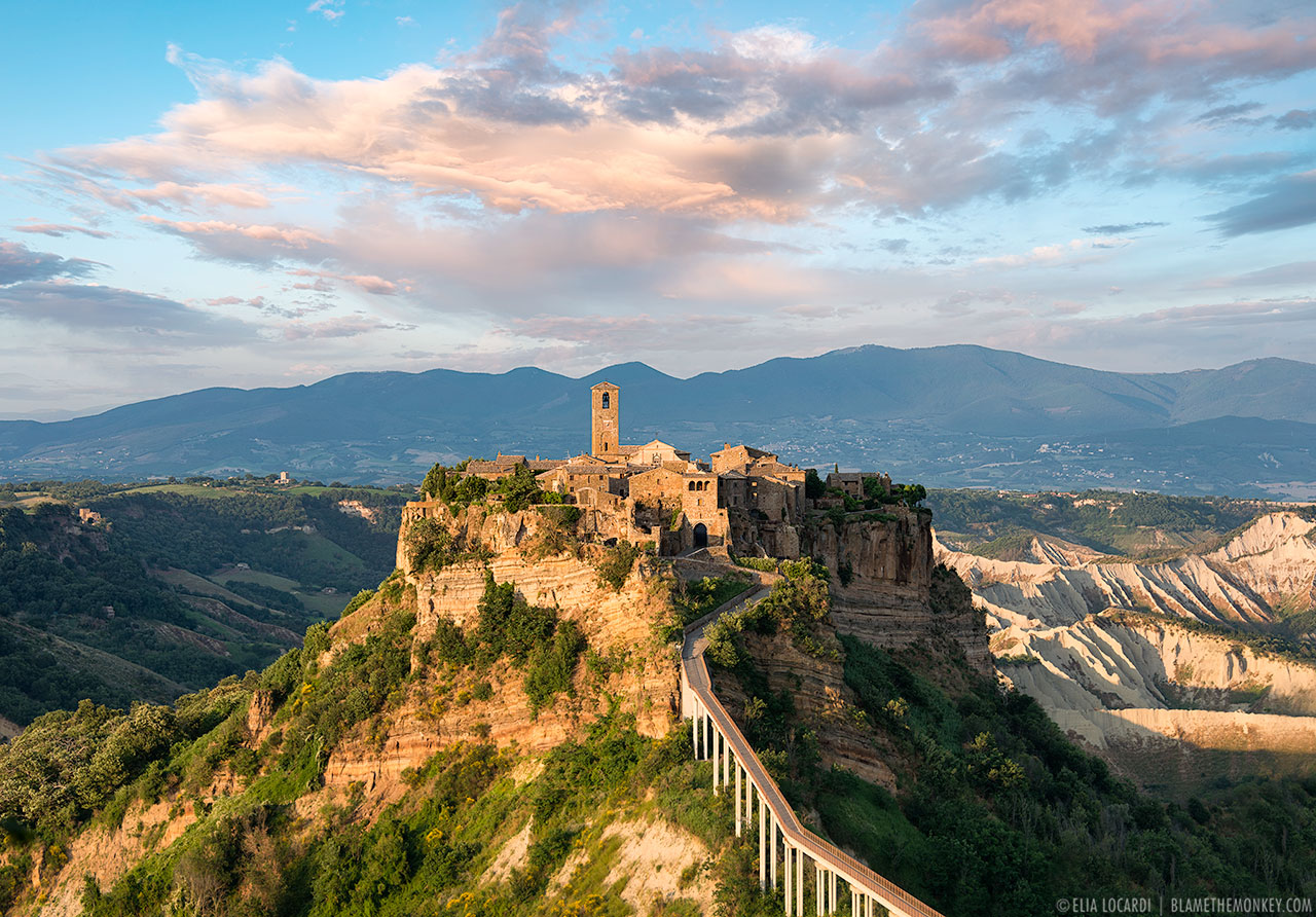 Civita di Bagnoregio is a fascinating medieval city in central Italy.