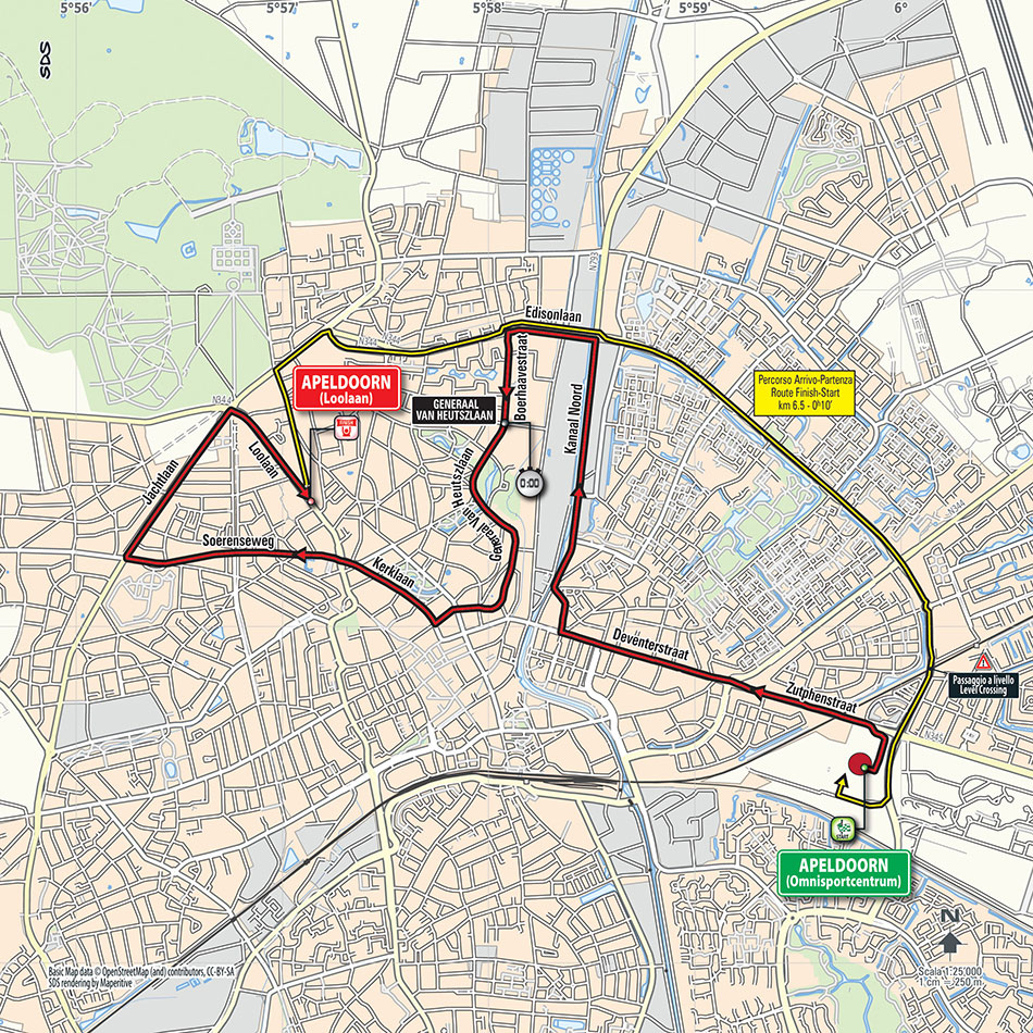  Tappa 01 Apeldoorn (ITT) 6 Maggio 2016 9,8 KM - Cronometro individuale 